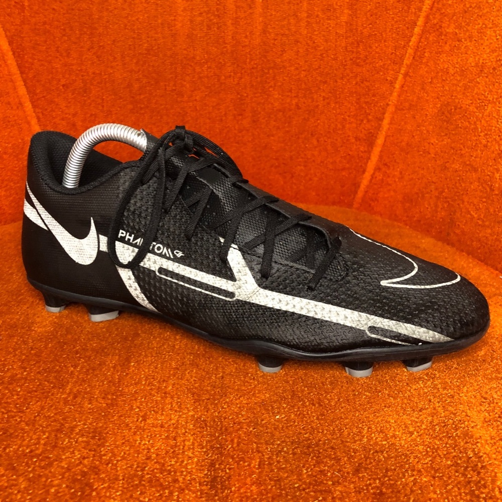 Nike Phantom GT2 Club MG 'Black Iron Grey' Soccer Cleats size 9 DA5640-004